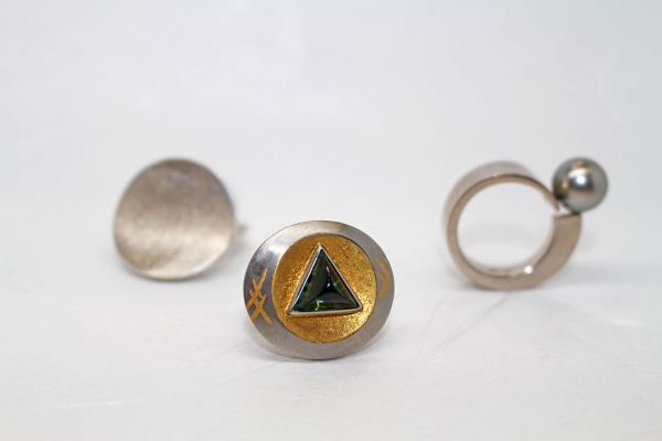 Ring ,Turmalin ,Palladium/Feingold